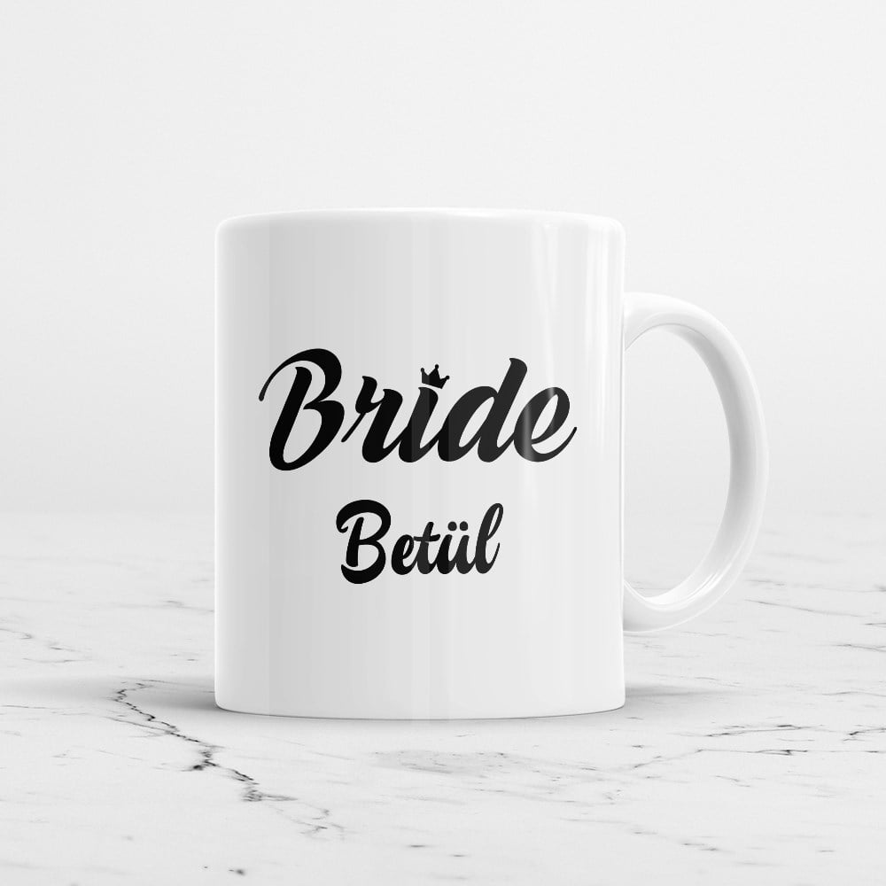 Bride Kişiye Özel Kupa Bardak