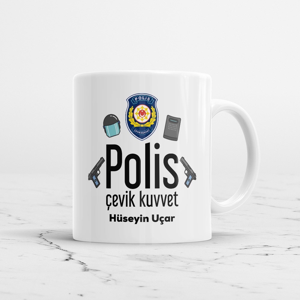 Polis Çevik Kuvvet Kupa Bardak